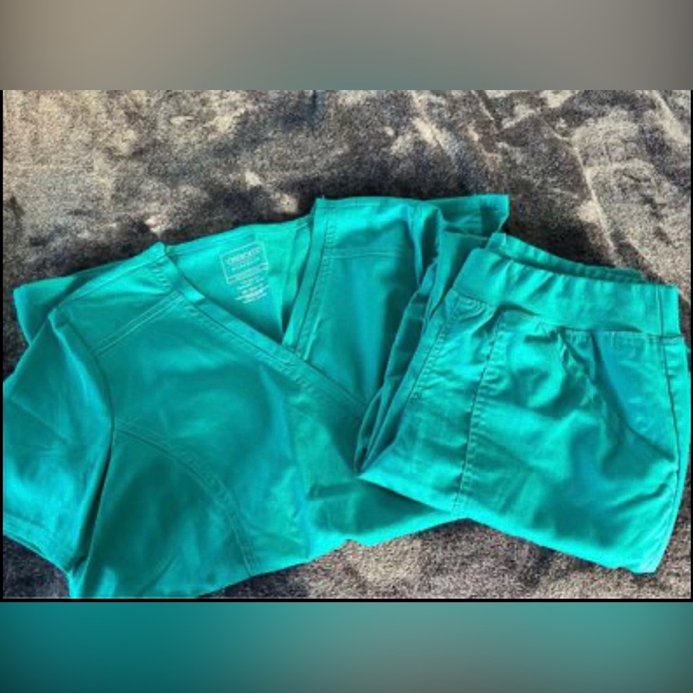 Teal Scrub Set